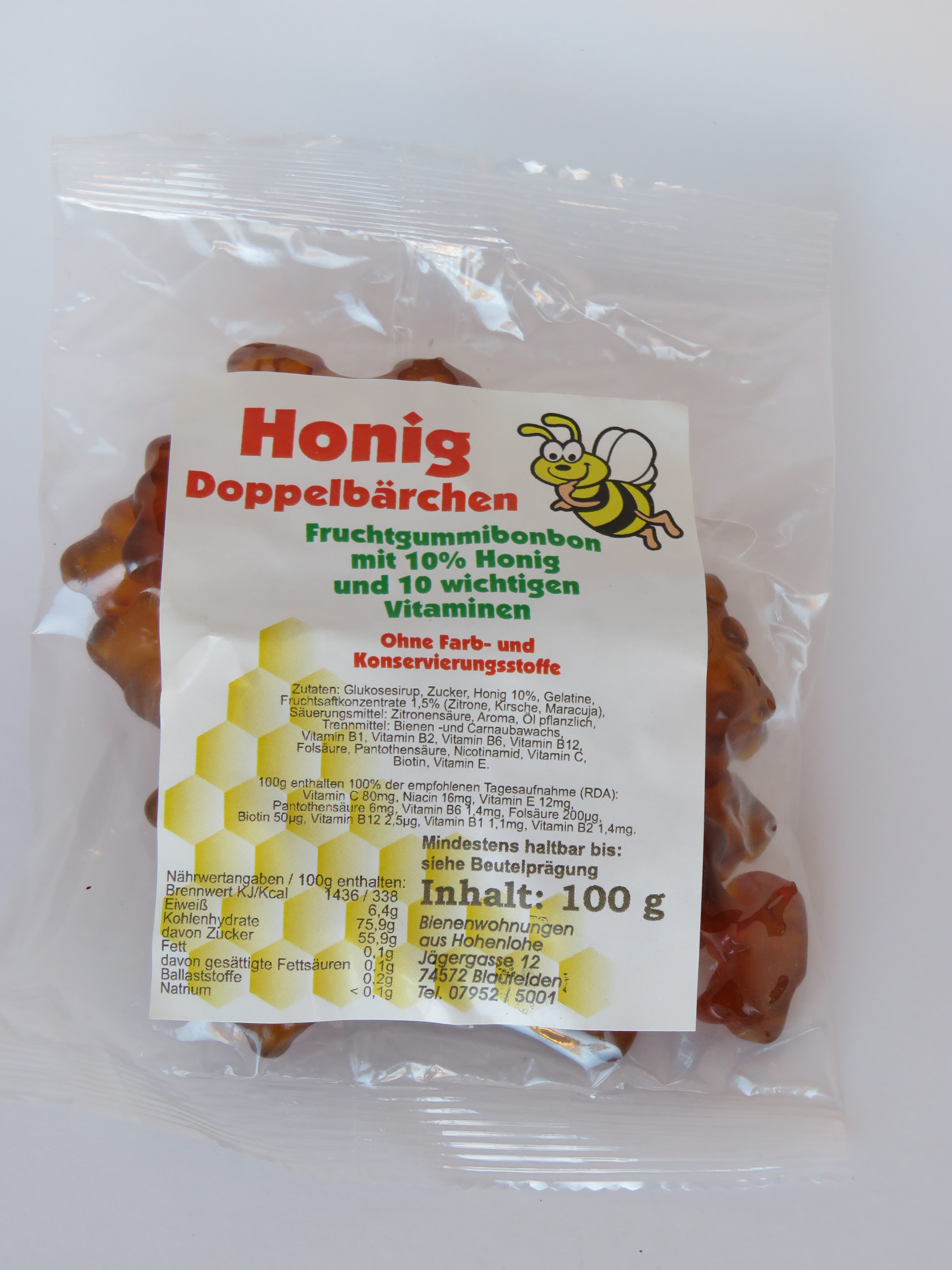 Gummibärchen mit Honig