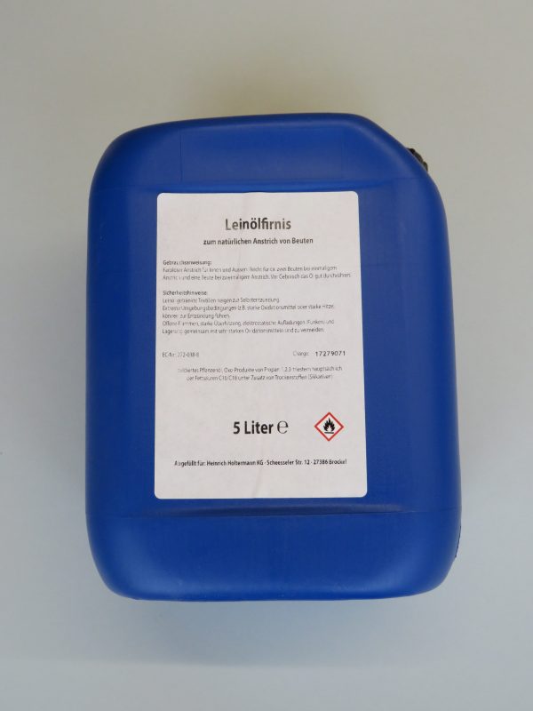 Leinölfirnis 5 Liter im Kanister