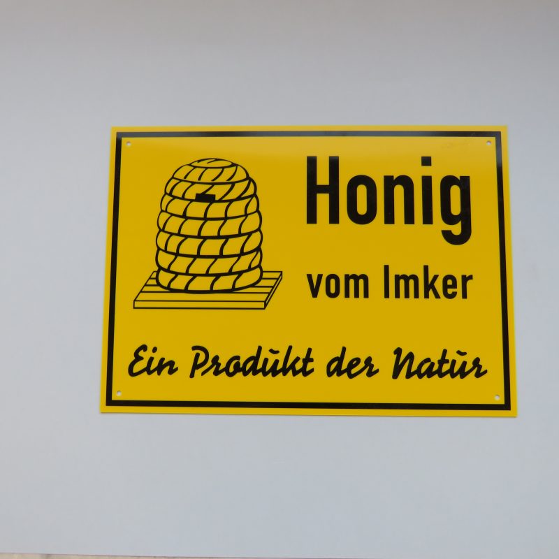 Werbeschild Honigverkauf - 420x300mm - CD16 - Honigetiketten